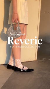 SAHIKU - Giselle Flatshoes Wanita Glossy Sepatu Mary Jane Korean Style Elegan Empuk Anti Slip Ringan