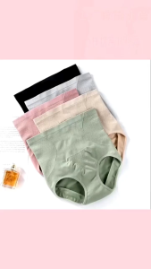 High Waist Seamless Panty for Women Tummy Control Butt Lifting Shapewear Breathable Cotton Crotch Slimming Briefs Daily Casual Wear