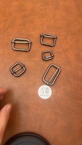 Khoen Tăng Đưa Dây Túi Xách Màu Đen Khói Chất Hợp Kim Phụ Kiện Làm Túi Đeo Bóp Ví Thủ Công Handmade DIY