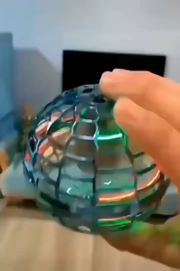 Drone Bola Terbang UFO Ajaib - Boomerang Gasing Bola Terbang - FlyNova Flying Spinner Toys LED -CT