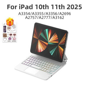 Ultra Slim Magic Keyboard for iPad 10th Gen 13/12.9/11/10.9in Wireless Backlit Keyboard with Multi-Touch Trackpad Magnetic Cover