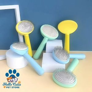 Hello Cutie-Pet grooming needle and comb cat and dog dematting comb shedding rake and deshedding brush