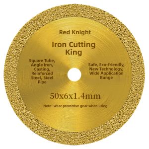 HONGQISHI | Titanium Coated Diamond Cutting Disc for Metal and Stainless Aluminum