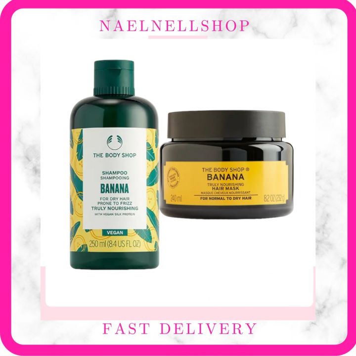 The Body Shop Banana Nourishing Shampoo – 400ml, Anti-Frizz For Dry, Wavy & Curly Hair, Vegan 2 thumbnail image