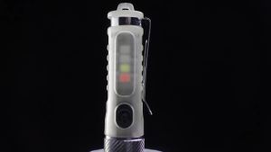 BORUiT MY22 220LM Keychain UV EDC LED Flashlight Type-C Rechargeable Torch Work Light Waterproof Camping Pocket Lantern
