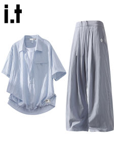 izzue | Lightweight Breathable Casual Linen Mens Set