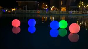 40cm Bola Pantai LED Beach Ball Bola Pantai Besar Bola Pantai Tiup Untuk Anak Dewasa Kolam Renang