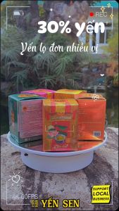 Yến Sen tam vị đế vương thượng phẩm 30% yến hộp đơn 70ml