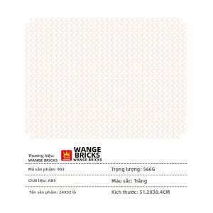 WANKE | Bảng Đế Xây Dựng Giáo Dục Lắp Ráp Hạt Lớn Cho Trẻ Em Mới Bắt Đầu