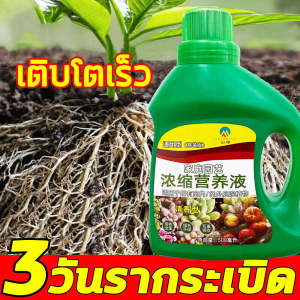 สารละลายธาตุอาหารเข้มขน 500ml บำรุงพืชทุกชนิด บำรุงราก บำรุงต้น บำรุงใบ เร่งดอก สูตรรวมเร่งราก แก้ใบเหลือง ปรับสภาพดิ