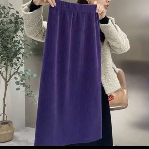 High Waist Corduroy Mini Skirt Womens Coffee Color Slim Fit Bodycon Skirt Mid-Length A-Line Skirt Spring 2025 Fashion