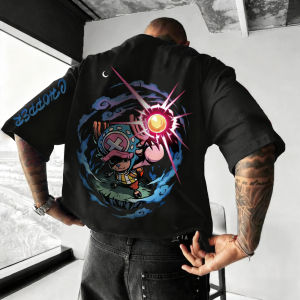 เสื้อยืดแขนสั้นลายวันพีซ ลูฟี่ โซโล ผ้าฝ้ายพิมพ์ลาย รุ่นซัมเมอร์ 2026 ระบายอากาศได้ดี ทรงหลวม สไตล์สปอร์ต แฟชั่น สำหรับผู้ชายและผู้หญิง