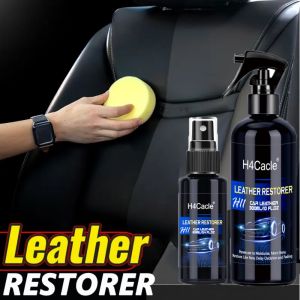 Leather Restorer Spray A Luquid for Refreshing Car Interiors Shine for Repairing Leather Seats Restores Black Plastic Parts