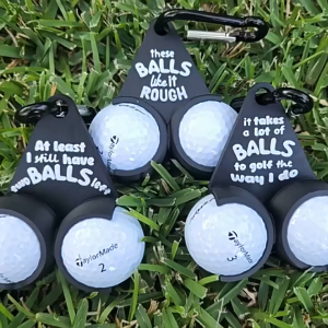 Mini Golf Ball Holder Creative Golf Keychain Ball Stand Portable Golf Storage Stand Golf Gift