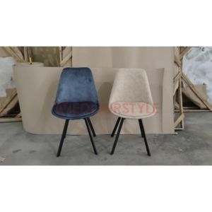 Vedourstyle Velvet Fabric Tulip Chair Nordic Dining Chair Cafe Chair Kerusi Makan Eames Chair 餐椅