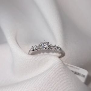 💎💍แหวนเพชรเม็ดเดี่ยว+เพชรบริวาร เซอร์GIAการันตี✨เพชรแท้ทองแท้18k Amantio Diamond