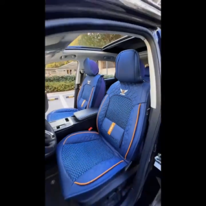 5 seat universal seat cover front fully wrapped fixed lumbar pillow seat cover cushion