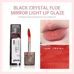 Ta💋.Water Gloss Permukaan Cermin Lip Glaze Lipstik Warna Nude Pelajar Niche Whitening Lip Glaze