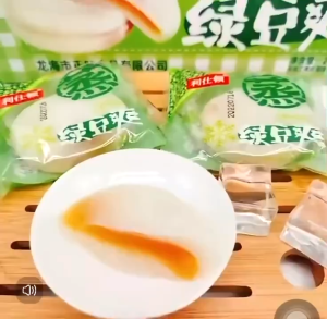 雪媚娘 綠豆糕 糯米糍 糕点 低脂绿豆夹心糕点 糯叽叽解馋休闲糕点零食 Mung Bean Cake Xue Mei Niang Glutinous Rice Cake