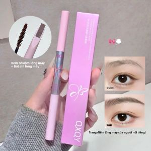 Bút Kẻ Mày Và Nhuộm 2 Trong 1 QXQY Hai Đầu Màu Tự Nhiên Chống Thấm Nước Chống Mồ Hôi Lâu Trôi Không Lem
