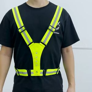 Rompi Reflektif NK300: Aksesoris Keselamatan Kerja Malam