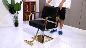Haircutting chair adjustable up and down multifunctional stainless steel rotating lift haircutting chair Sharon chair