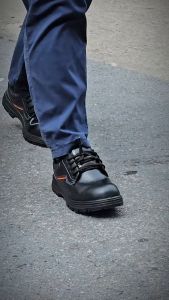 รองเท้าเซฟตี้ รองเท้านิรภัย Pangolin(แพงโกลิน) รุ่น 0208 พื้น PU เสริมเส้นใยสังเคราะห์คอมโพสิต