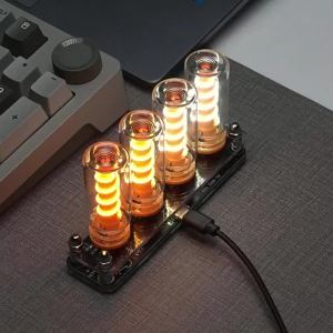 Touch Control Dimmable USB LED Filament Frosted Clear Glass Night Light Car Home Room Laptop PC Festival Decoration Night Light