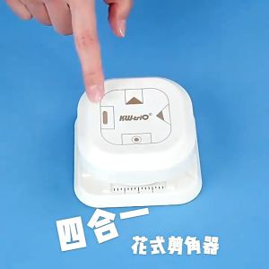 KW-TRIO 4-in-1 Hole Puncher & Corner Cutter | Multi-Function DIY Tool for school supplies Card Making Arts and Crafts