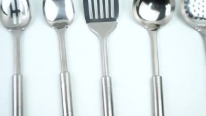 5/10Pcs Kitchen Cookware Cooking Utensils Set Stainless Steel Shovel Soup Spoon Utensils Dinnerware Cooking Tool Kitchen Gadgets