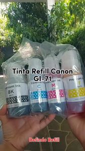 Paket 1 Set Tinta Canon GI71 GI 71 Tinta Printer G1020 G2020 G2021 G2060 G3020 G3021