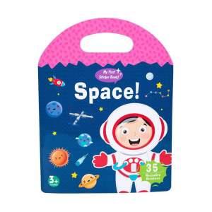 🤩 QUIET BOOK 🤩 REUSABLE JELLY STICKER BOOK Play Gift Travel Kids Children Toddler Baby Busy Early Learning Airplane Boy Girl Early Learning