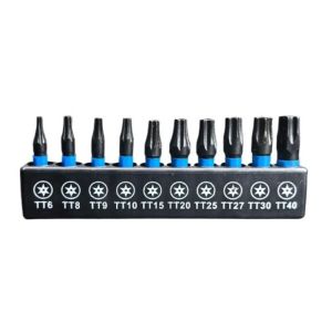 21/10PCS Star Impact Drill Bit Set S2 Steel Hex Head Shank Magnetic Screwdriver Driver Bits Holder Wrench Electric Drill Tools