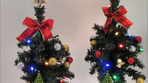 🎄ไฟต้นคริสต์มาสพลังงานแสงอาทิตย์ โคมไฟ Led โซล่าเซลล์ กันน้ำได้ ไฟสนามหญ้าเส้นทางภูมิทัศน์