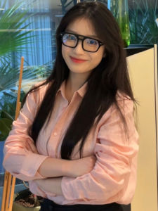 Áo sơ mi nữ BINKAFENNY dài tay màu hồng thanh lịch