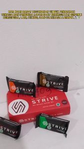 STRIVE BITE RASA KUNYIT ENERGY BAR 2BOX ISI 10PCS 20gr FREE KAOS KAKI