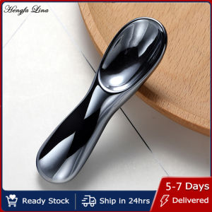 Hengfa Lina Natural Terahertz Stone Slimming Facial Guasha Massage for Face Body Neck Gouache Scraper Beauty Skin Care Spoon Gua Sha Board