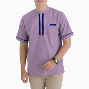 Koko HAMKA Baju Koko Kurta Dewasa Lengan Pendek Fashion Muslim Katun Toyobo Model Terbaru