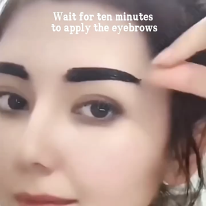 Buy 1 Take 1 Tearing Eyebrow Gel Tint Easy Dye Gel Semi-Permanent Waterproof Long Lasting Tattoo Tint Sweatproof Peel Off Dye Eyebrow Cream