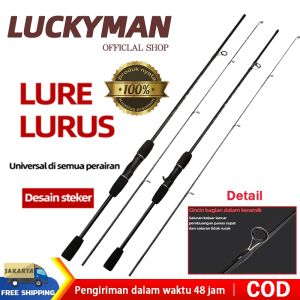 [Promosi] Joran Pancing Fiber Joran Pancing Karbon Kolam Sungai Danau 1.8M/2.1M Joran Casting