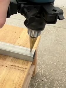 Set 3 PCS Mata Bor Pagoda Besi Kuningan Kayu Plastik Tingkat Multi Step Drill Bit Cone HSS Pyramid Coating Titanium