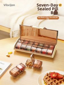 Vilscijon | Pill Organizer 7-Day Portable Medication Reminder