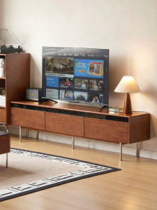 WEISHA | Vintage Storage Solid Wood TV Cabinet