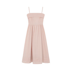 Sleeveless A-Line Dress Halter Waist Slimming Summer