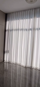 InsFabric Japanese Mirror Sheer Sliding Door Window Day Curtain White  Hook Ring