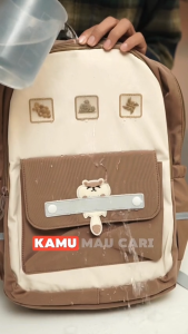 Tas Ransel Laptop Wanita 1010 Backpack polyester Impor