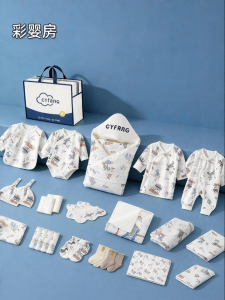 CAIYINGFANG | Newborn Baby Spring Autumn Clothes Blanket Cotton