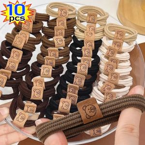 1-10pcs Thick Seamless Hair Ties Hair Scrunchies Elastics Hair Bands Scrunchy Large Cotton Hair Tie Rope Ponytail Holders for Thick Heavy or Curly Hair