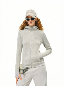 Thermal Insulation Outdoor Hooded Short Jacket Women