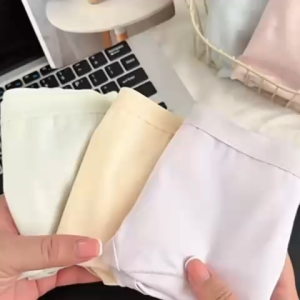 (SG InStock) 4 Pcs Set Cotton Soft Mid Waist Daily Panties (Panty. Women Underwear. Girl Panties. Underpants) - SPT12